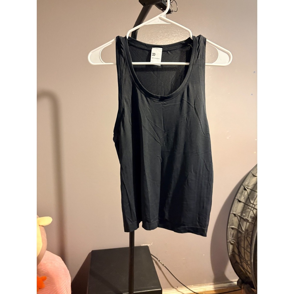 All In Motion Tank Active Tank Top All in Motion Black Tank Top Small